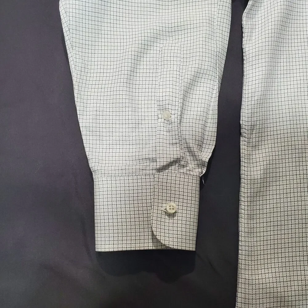 John W. Nordstrom Mens Dress Shirt, Long Sleeve. 100% Egyptian Cotton Size 16...